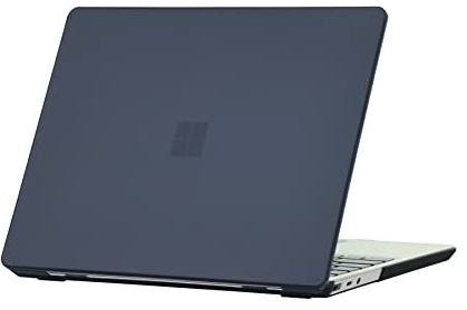 Se7enline Compatible with 2020/2021/2022/2023 12.4 inch Microsoft Surface Laptop Go Cover for Surface Laptop Go 1/2/3 Protective Hard Shell Case,Matte Black | Hard Shell Laptop Case Washable Keyboard Cover Skin Anti-Scratch Anti-Drop Heat Dissipation Full Port Access Slim Lightweight