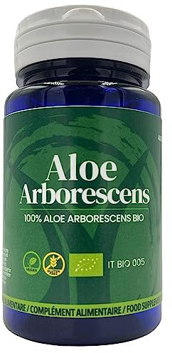 TeoNatura Integratore Alimentare di Aloe Arborescens - 100% Biologico Made in Italy - 50 Capsule