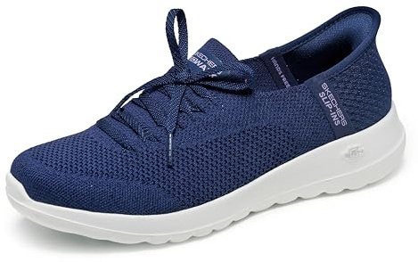 Skechers dam Go Walk Joy Abby handsfree slip-on sneaker, Marinblått Xsp, 38.5 EU