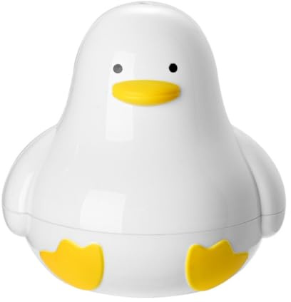 Cuiseur à œufs pour micro-ondes - Pocheuse à œufs durs - Capacité de 4 œufs - Coquetier cuit à la vapeur avec couvercle (canard 4, 4 espèces)