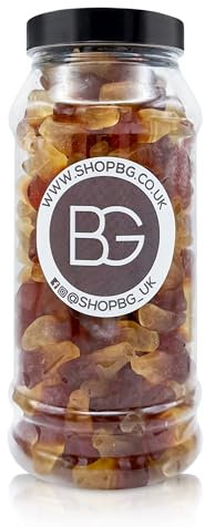 BG Quality Pick & Mix Sweet Jars | Re-Sealable Sweeties Jar Retro Candy - Choose Your Sweets (Cola Bottles (650g))