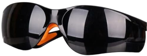 DSFDFDG Schweißerbrille, blendfrei, Argon-Schutzbrille, Lichtbogenschutzbrille, Spritzschutz(Black)