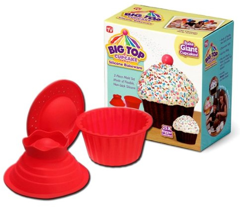 Seen on TV - Silicone Cupcake Mould, XL
