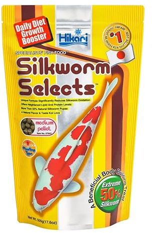 Hikari 042197 Silkworm Selects Koi Food, One Size