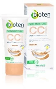 CC Cream All-in-One Skin Perfection (Medium) – Unifies Tone, Illuminates, Covers Imperfections -With 24-Hour Hydro-Nutrient & 100% Natural Quince Extract – 50ml