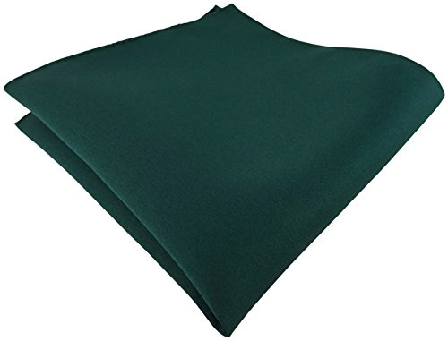 TigerTie Satin Einstecktuch einfarbig Uni - Tuch Polyester - Größe 26 x 26 cm