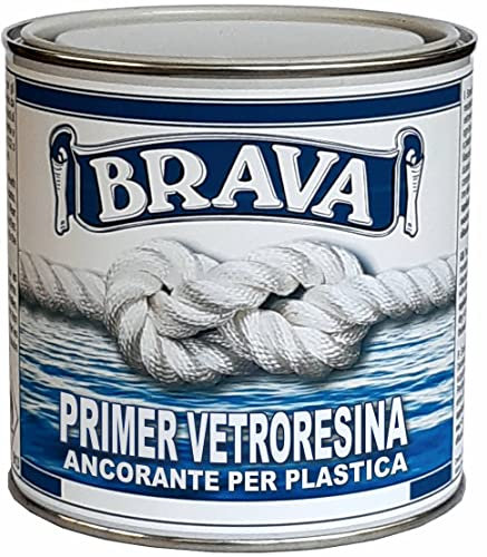 Brava PV7 Primer per Vetroresina e Plastica, Azzurro, 750 ml