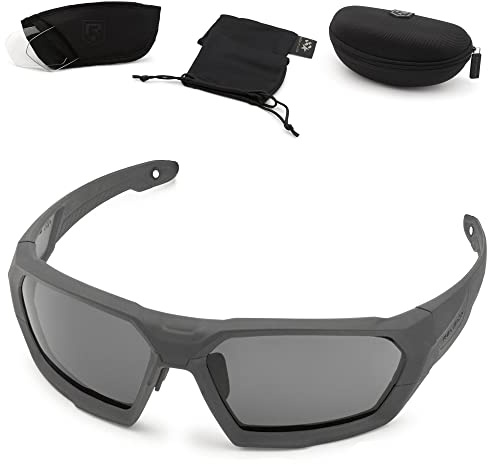 Revision Military ShadowStrike Essential Kit de lunettes de soleil antibuée, tactiques militaires balistiques et de protection des yeux Gris