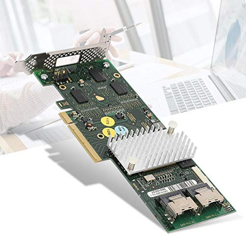 Connettore Mini-SAS SFF-8087x4, scheda controller SAS2108 SATA/SAS Raid Cache otto porte interne SATA + SAS, scheda Smart Array Low Baffle 512 MB di cache DDRII