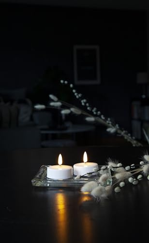 Vela LED 3D FLAME, maxi, set de 2, temporizador