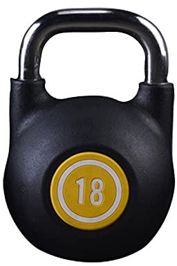 Cfty Wettbewerbskettlebell 14kg 18kg 24kg Fitnessgeräte Männer Muskelkraft Training Plastiktasche Haushalt Sport Tragbare Kettlebell (einteilig)(18kg)