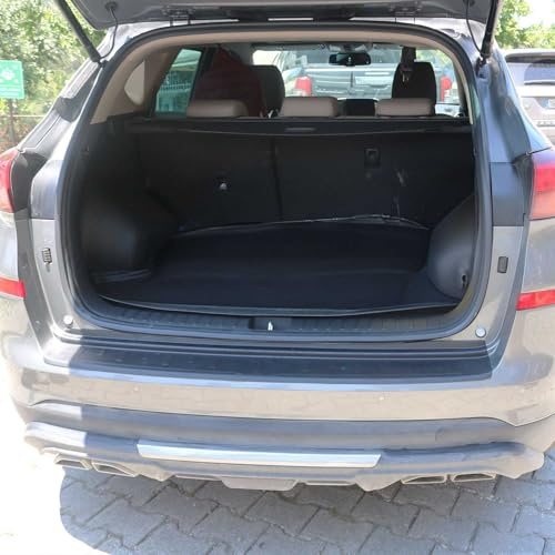 OMAC Rear Bumper Sill Cover Protector Guard for Hyundai Tucson 2019-2021 Matte Black
