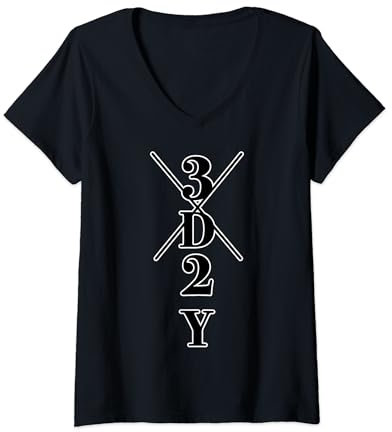 Damen 3D2Y One Anime Ruffy Strohhut Piece Cosplay Luffy Otaku T-Shirt mit V-Ausschnitt