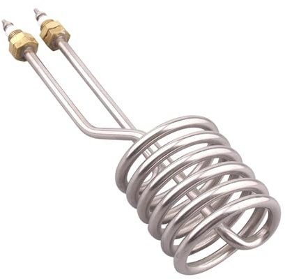 MTMXALBBR Élément chauffant tubulaire 220v for tasse à café, thermoplongeur électrique avec vis M14, tuyau chauffant à bobine de 2,5 kw for bouilloire électrique leisurely
