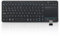 Bnnwa Tastiera Bluetooth wireless multi-dispositivo con touchpad, tastiera wireless per TV con trackpad multi-touch di grandi dimensioni, compatibile con 3 dispositivi per TV, Windows, Android