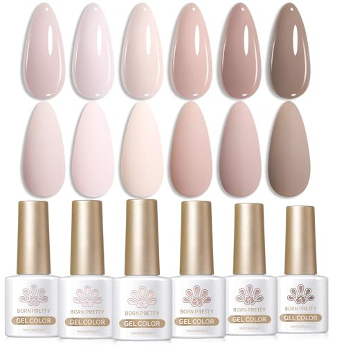 Born Pretty UV Nagellack Rose Nude Gel Nagellack UV Lack LED Soak off Manicure Gel Lacquer Varnish