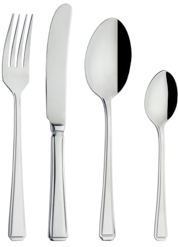 Grunwerg Harley 24-teiliges Besteckset, Edelstahl 18/0