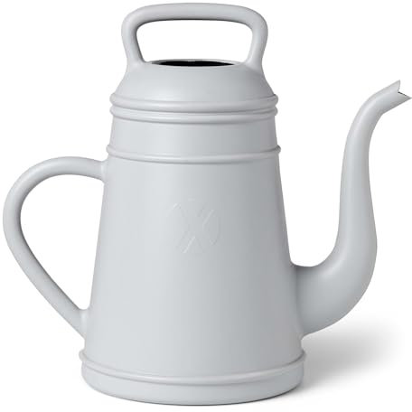 Xala - Gießkanne Lungo 12L - 46x26x43 - Hellgrau - Für den Innen- und Außeneinsatz - Bruchfest - Leichtgewicht