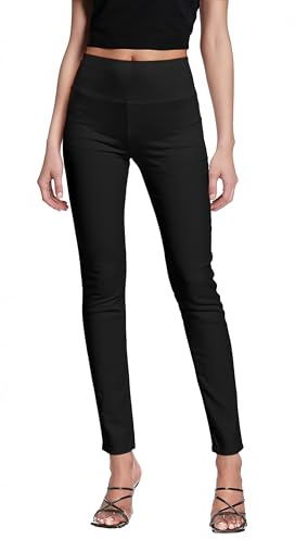 Hybrid & Company Super Comfy Stretch with Full Elastic Waist Pull On Millennium Twill Pant KP44972 BLACK M