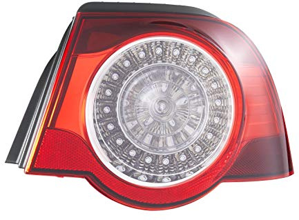 HELLA 2VA 009 246-141 Rückleuchte - LED - glasklar/rot - äusserer Teil | Kompatibel mit: VW EOS