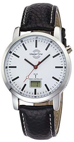 Master Time Funk Quarz Herren Uhr Analog-Digital mit Leder Armband MTGA-10592-20L