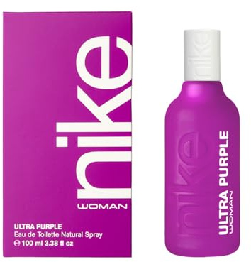 NIKE - Ultra Purple, Eau de Cologne pour femme, 100 ml, Parfum en spray, Eau de toilette naturelle et féminine, Arôme floral fruité, Parfum frais, captivant et longue durée