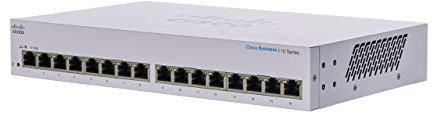 Cisco Business CBS110-16T-D Unmanaged Switch | 16 porte GE | Limited Lifetime Protection (CBS110-16T-D)