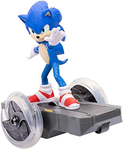 Sonic The Hedgehog 409244 Speed Auto Sonic R/C Fahrzeug mit Fernbedienung, Blau