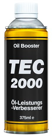 TEC-2000 - Öl Additiv Diesel Motor Benzin Booster - Additive Benzin Motor, Öladditive, Einfache Anwendung, Stabilisiert die Ölviskosität, Motoröl Additiv Diesel, Motor Schutz - Ol Zusatz 375 ml