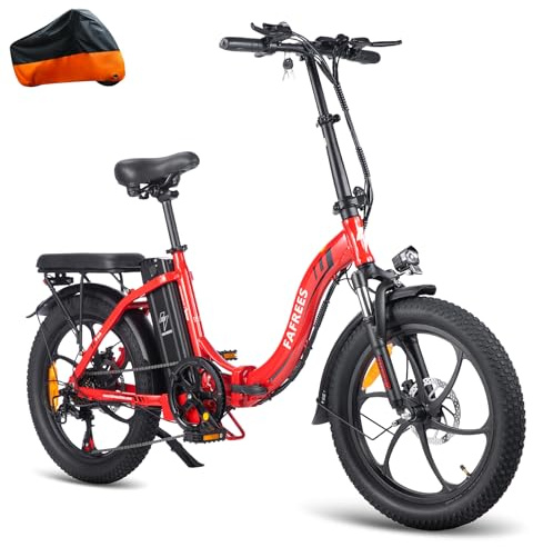 Fafrees F20+ Mountainbike E Bike Klapprad 20AH Akku 20 Zoll [ Offiziell ] Herren Ebike Fatbike 140kg, Elektrofahrrad 250W, Pedelec Damen 25km/h, Elektro Fahrrad für Erwachsene Steigfähigkeit 20°