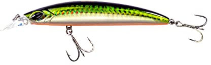 Nasty Bait Gang Leader| Zanderköder| Minnow Wobbler| Angelköder| Länge 9,5 cm| Gewicht 13g | 3D-Augen | BKK Premium Drillingshaken | UV aktive Modelle|Lauftiefe 0 – 0,5 m| suspending |schwebend |