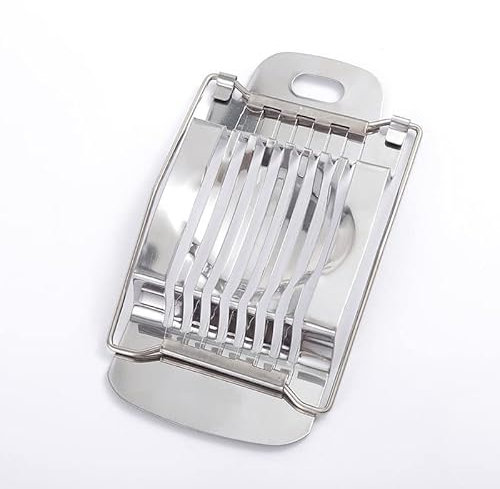 Cortador de huevos de acero inoxidable, 15 x 8 cm