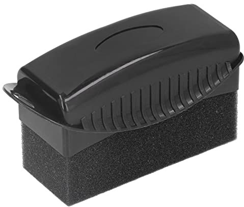 Tampons Applicateurs de Dressage de Contour de Pneu Éponge de Polissage de Couleur Tampons Applicateurs de Brillance Éponges de Nettoyage pour Verre de Voiture Acier Peint (Noir)