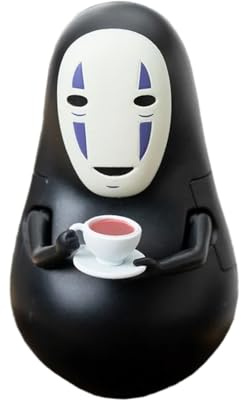 ensky - Spirited Away - YR-MC04 Roly Poly Tilting Figure No-Face with Teacup, Studio Ghibli Official Merchandise
