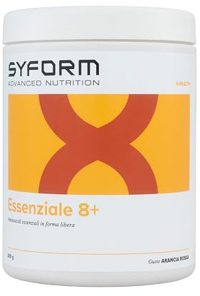 Syform Essenziale 8+ Integratore Amminoacidi Essenziali 300g Arancia Rossa