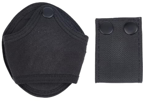 GOMAKERER 2 Stück Manschettenhalterhüllen In 2 Ausführungen, Handschellen-Hülle Aus Polyester Strafverfolgungs-Manschettenhalter Für Aufklappbare Handschellen, Ketten-Handschellen
