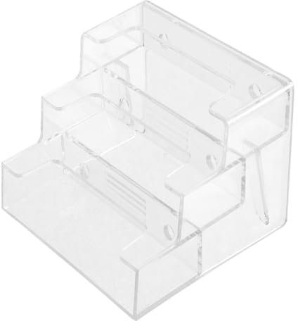 Operitacx Visitenkartenbox Transparent Für Visitenkarten Aufbewahrung Kartenhalter Organizer Tisch Kartenständer Kartenbehälter Visitenkartenhalter Visitenkarten-organizer