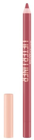 Maybelline New York Lifter Liner, Delineador de labios con Ácido Hialurónico, Tono 08 Fine Line