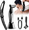 Back Shavers for Men, Body Shavers Back Hair Remover for Men, Portable Electric Back Shaver Wet or Dry, with Adjustable Length Ergonomic Handle, USB Rechargeable Body Hair Trimmer