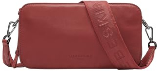 LIEBESKIND Berlin Umhängetasche „Clarice M“ I Schultertasche Leder Damen | Crossbody Bag mit verstellbaren Schulterriemen I Fächer mit Reißverschluss und Knopfverschluss