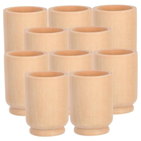 COLLBATH 10 Stück Holz Eierkorb-arbeitsplatte Eierkorb Dekorativer Eierhalter Tischdekoration Für Ostereier Eierschalen