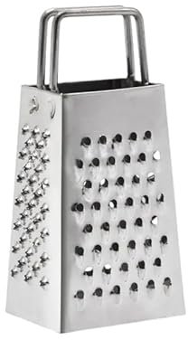 Mini Grattugia a 4 Facce in Acciaio Inossidabile – Perfetta per Formaggio, Verdure, Aglio e Spezie! Grattugia A Quattro Lati 74178