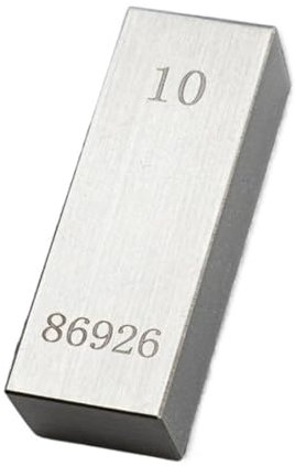 10 mm, 20 mm, 30 mm, 40 mm, 50 mm Präzisions-Blockmessgerät, Messblock, Stahl-Vierkantmessgerät, Messschieber, Mikrometer Für Testen und Kalibrieren(100mm)