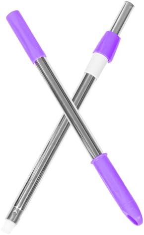 Manche de Balai Serpillère Télescopique en Acier Inoxydable Renforcé