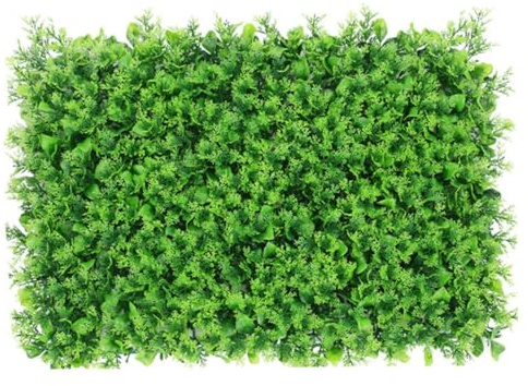 Peosaard Mur végétal Artificiel, Panneau de haie Artificielle, Mur végétal, clôture de Faux Lierre, écran d'herbe pelouse, Toile Fond décorative Vert asperge, clôture Faux Lierre