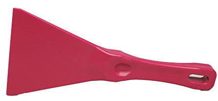 Maya Professional Tools 15109-3 Spachtel, Plastik, FBK/Lebensmittelhygiene, 110 mm x 250 mm, Rot