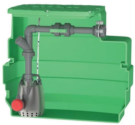 Station de relevage 230L Calpeda CAL230GXRM1013 0,45 kW eau légèrement chargée jusqu'à 13,2 m3/h monophasé 220V