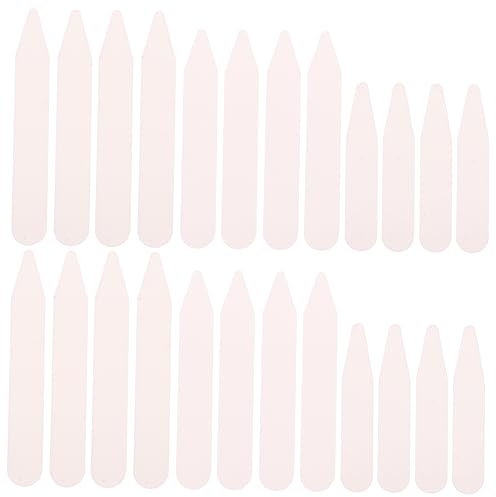 TOYANDONA Ständer Kragenstäbchen Herren 5cm Kragenerweiterung Hemd 200Pcs Unterstützt ? ? Versteifungen Bleibt Knochen für Hemd Dressing Kragenstäbchen 55mm Kragenstäbchen Herren 5cm Metall