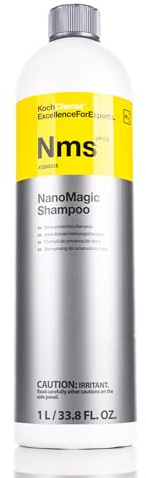 KOCHCHEMIE NanoMagic Shampoo - Auto Soap with Gloss Cleaning, Water-Repellent, Nano Shampoo Layer (1 Liter)