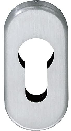 ECO 5030009287 PZ, Cylinder Rosette, 70 x 33 x 7 mm, Stainless Steel, stainlesssteel